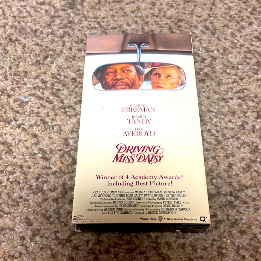Driving Miss Daisy VHS videotape